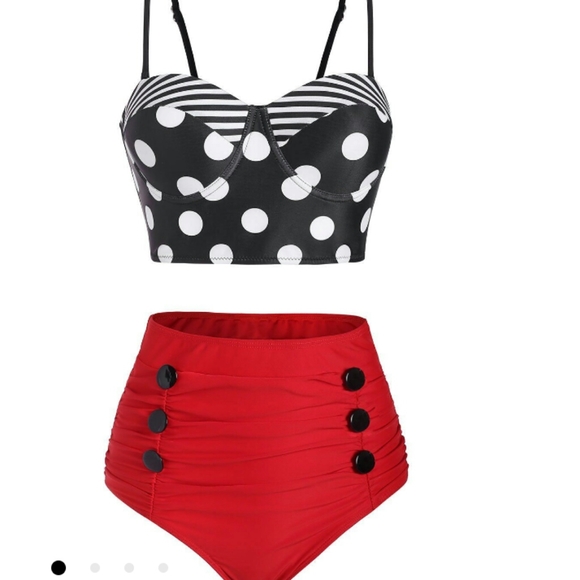 Other - NWT vintage style high waisted swimsuit